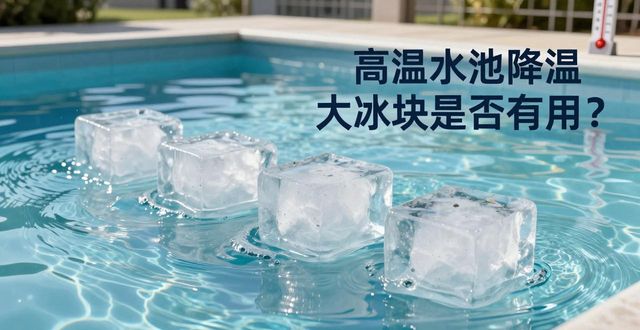 上海松江高温水池降温大冰块，到底管不管用？